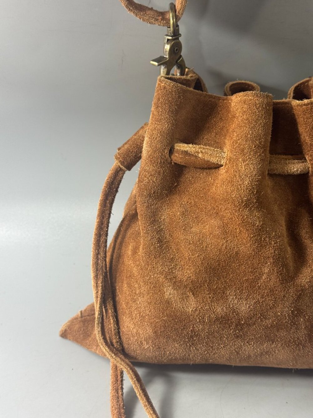 Free People Billie Suede Crossbody, Brown - Picture 2 of 16